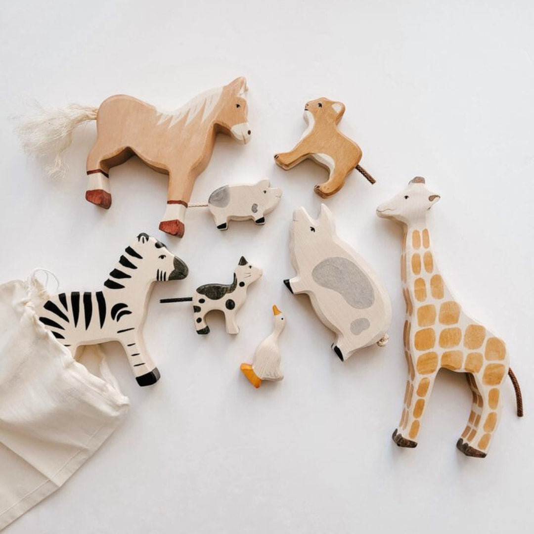 Wooden Toy Animals by Holztiger