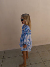 The Convertible Dress - Sea Stripe