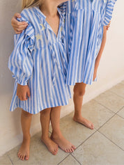 The Convertible Dress - Sea Stripe