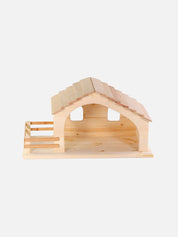 Large Wooden Nativity Stable
