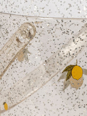 Glitter Bucket and Spade - Lemon