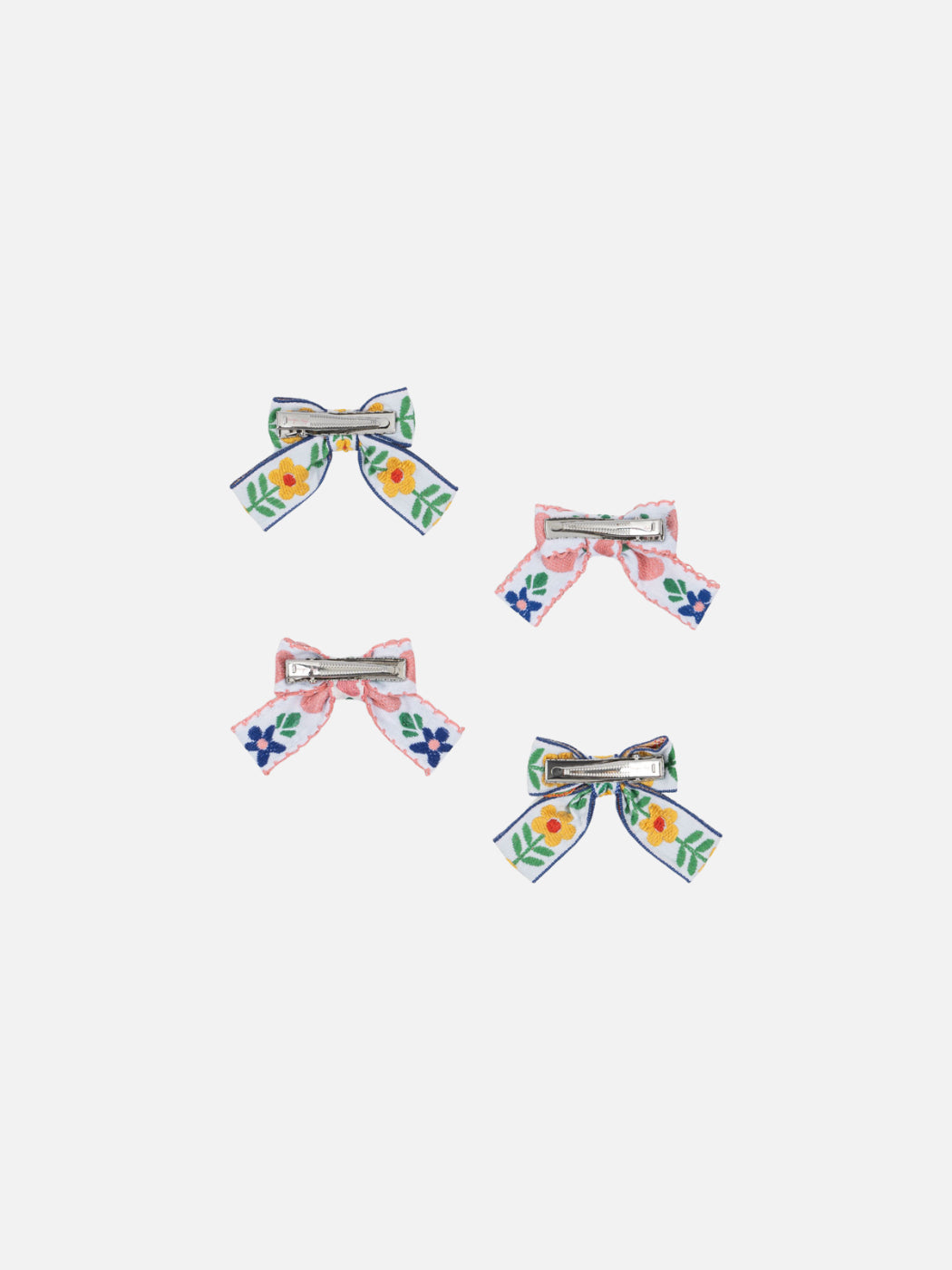 Bow Hair Clips 4 Pack