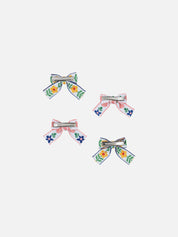 Bow Hair Clips 4 Pack