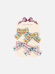 Bow Hair Clips 4 Pack
