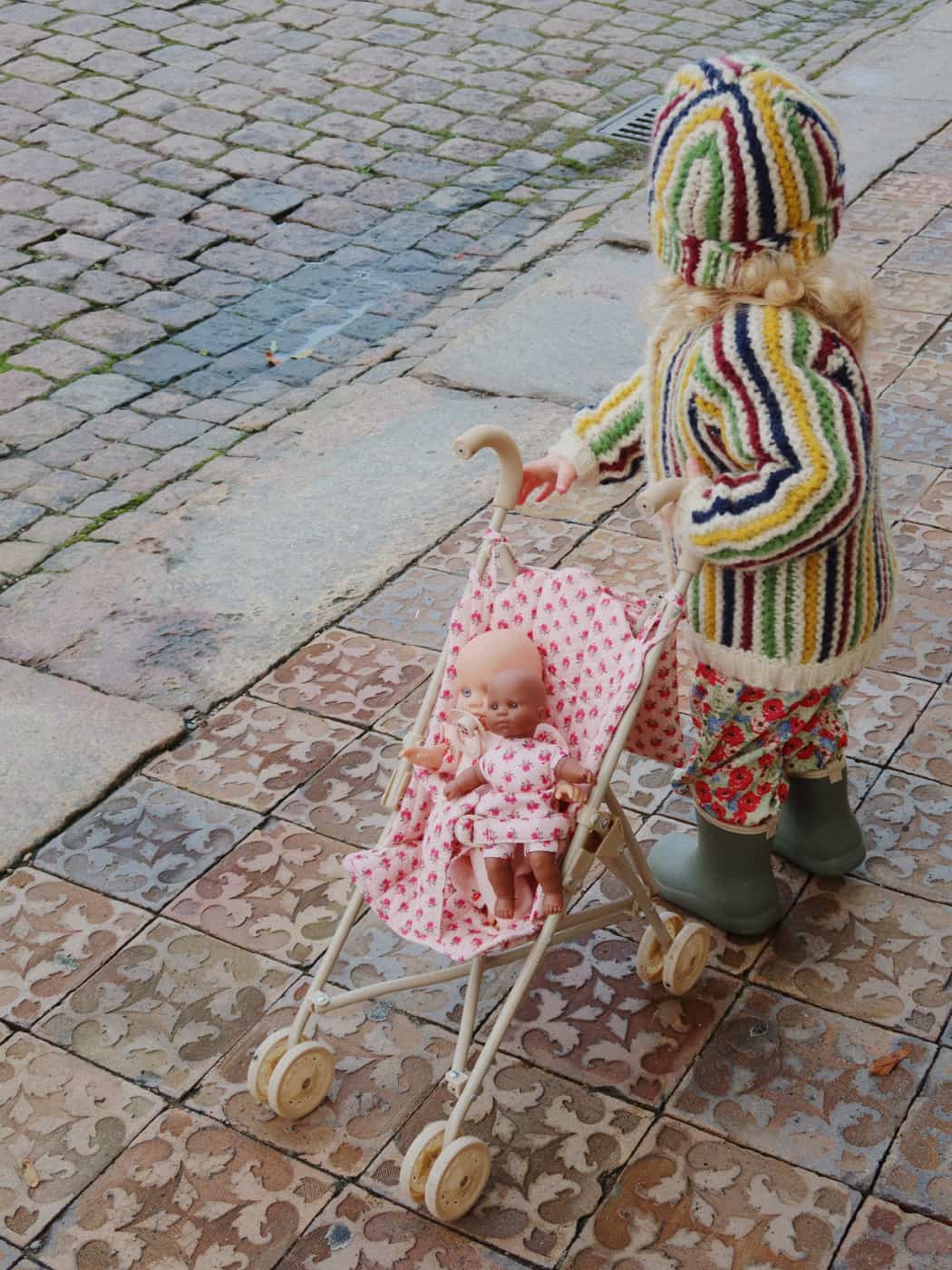 Doll Stroller - Rosie Rose