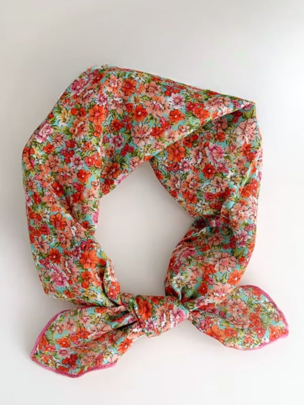 Liberty Cotton Scarf - Rose