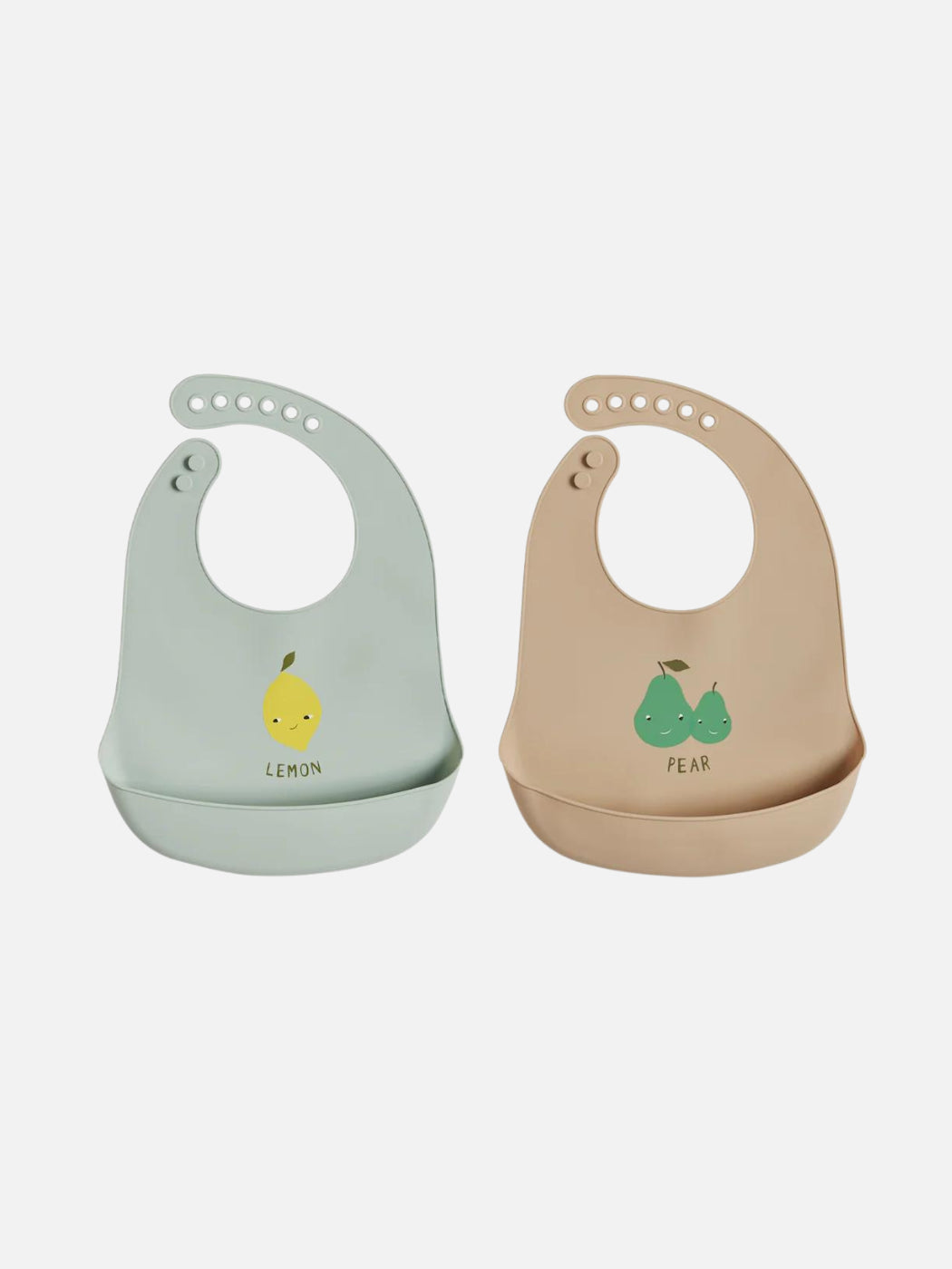 Yummy Silicone Bibs - Lemon + Pear