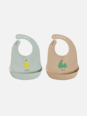 Yummy Silicone Bibs - Lemon + Pear