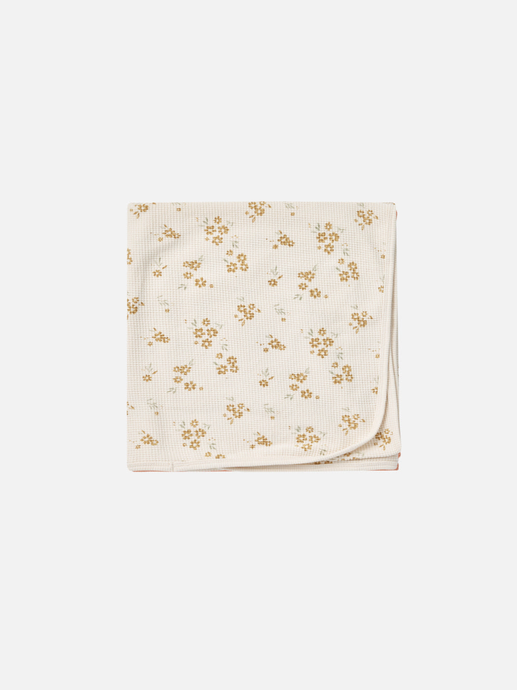 Waffle Baby Blanket - Honey Flower
