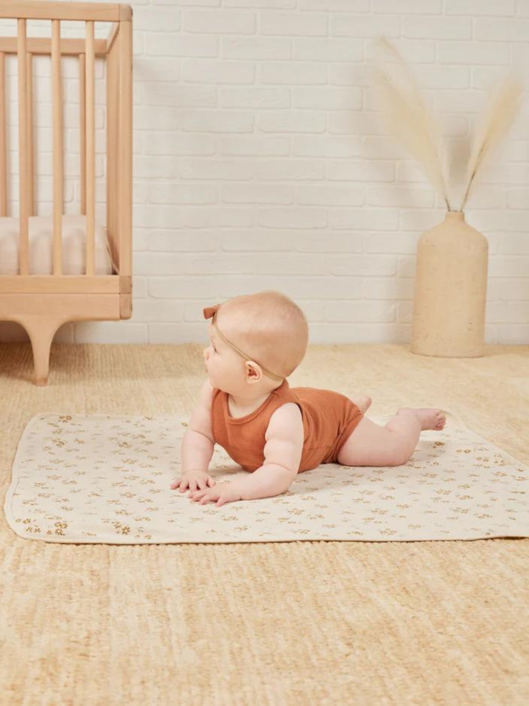 Waffel-Babydecke - Honigblume