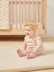 Waffel-Babydecke - Honigblume