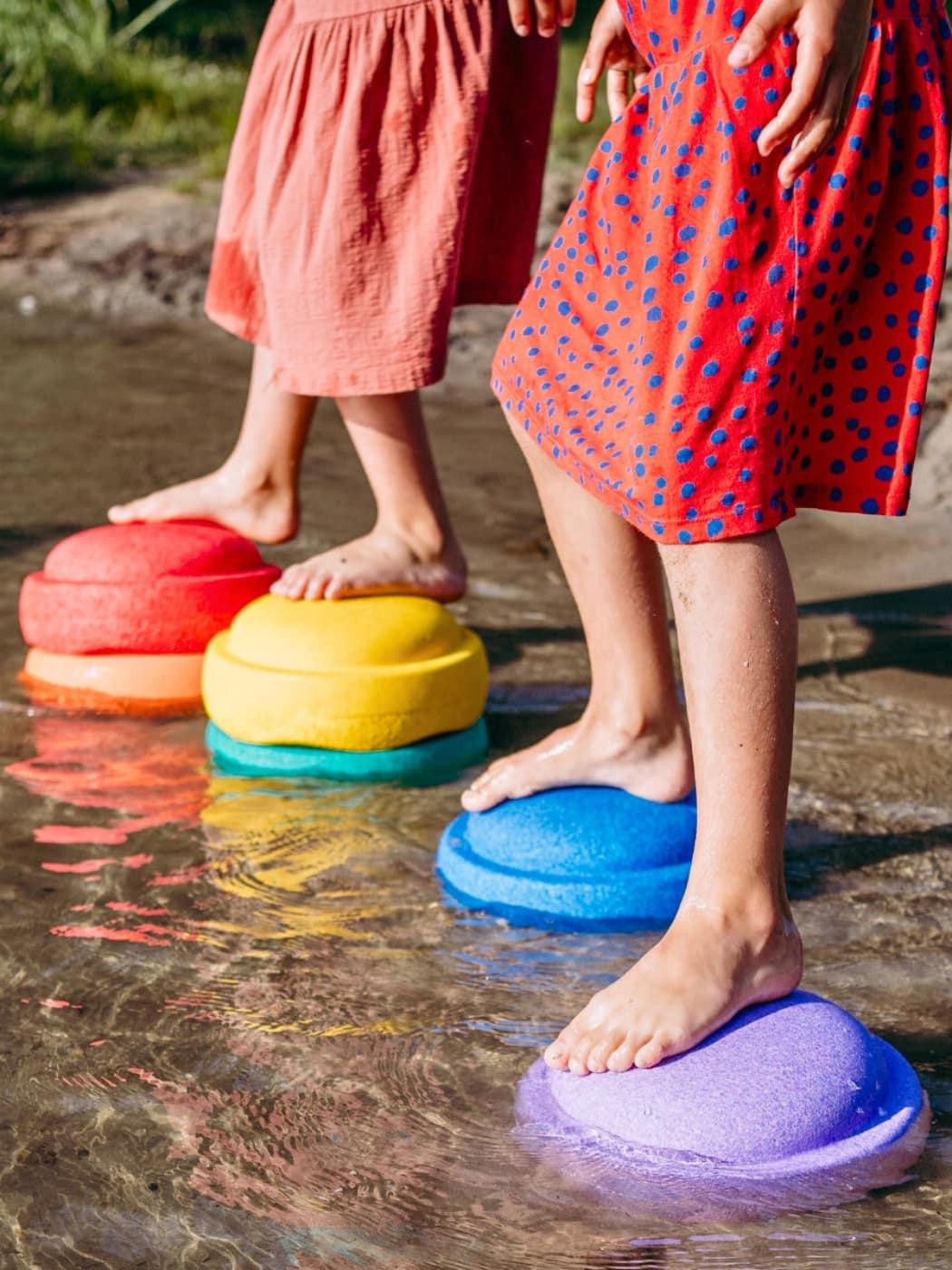 Balance Stepping Stones Original - Rainbow Classic