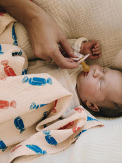 Organic Muslin Swaddle - Candy