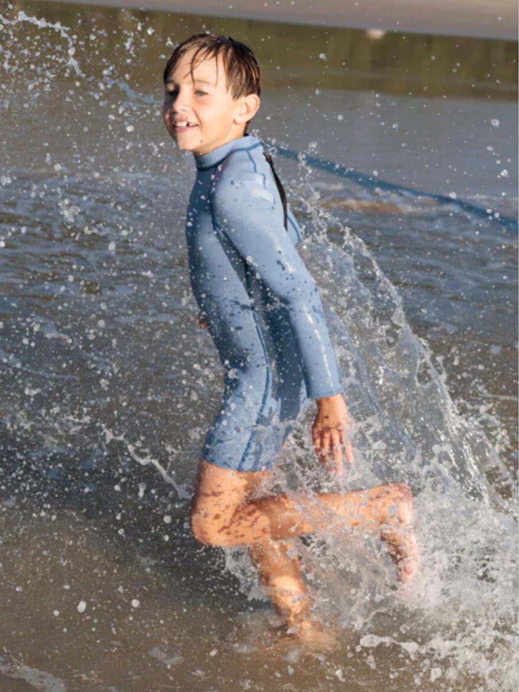 Springsuit Wetsuit - Dusty Blue + Marine