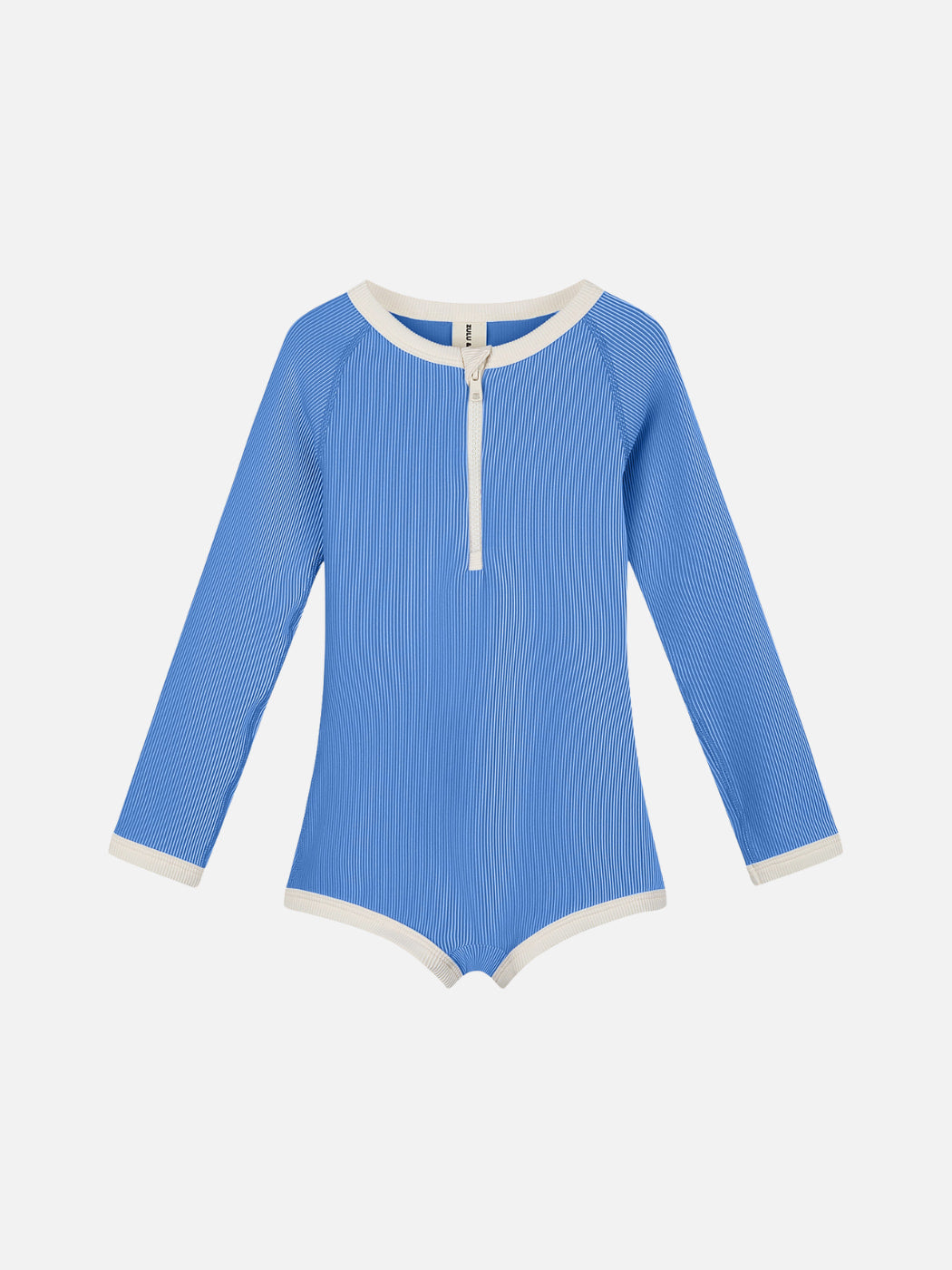Rib Rashie Onesie - Sky Blue