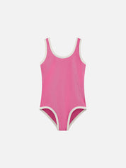 Rib Scoop One Piece - Shell Pink