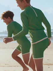 Rib Rashie - Parrot Green