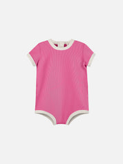 Rib Onesie - Shell Pink