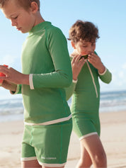 Rib Rashie - Parrot Green