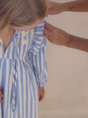 The Convertible Dress - Sea Stripe