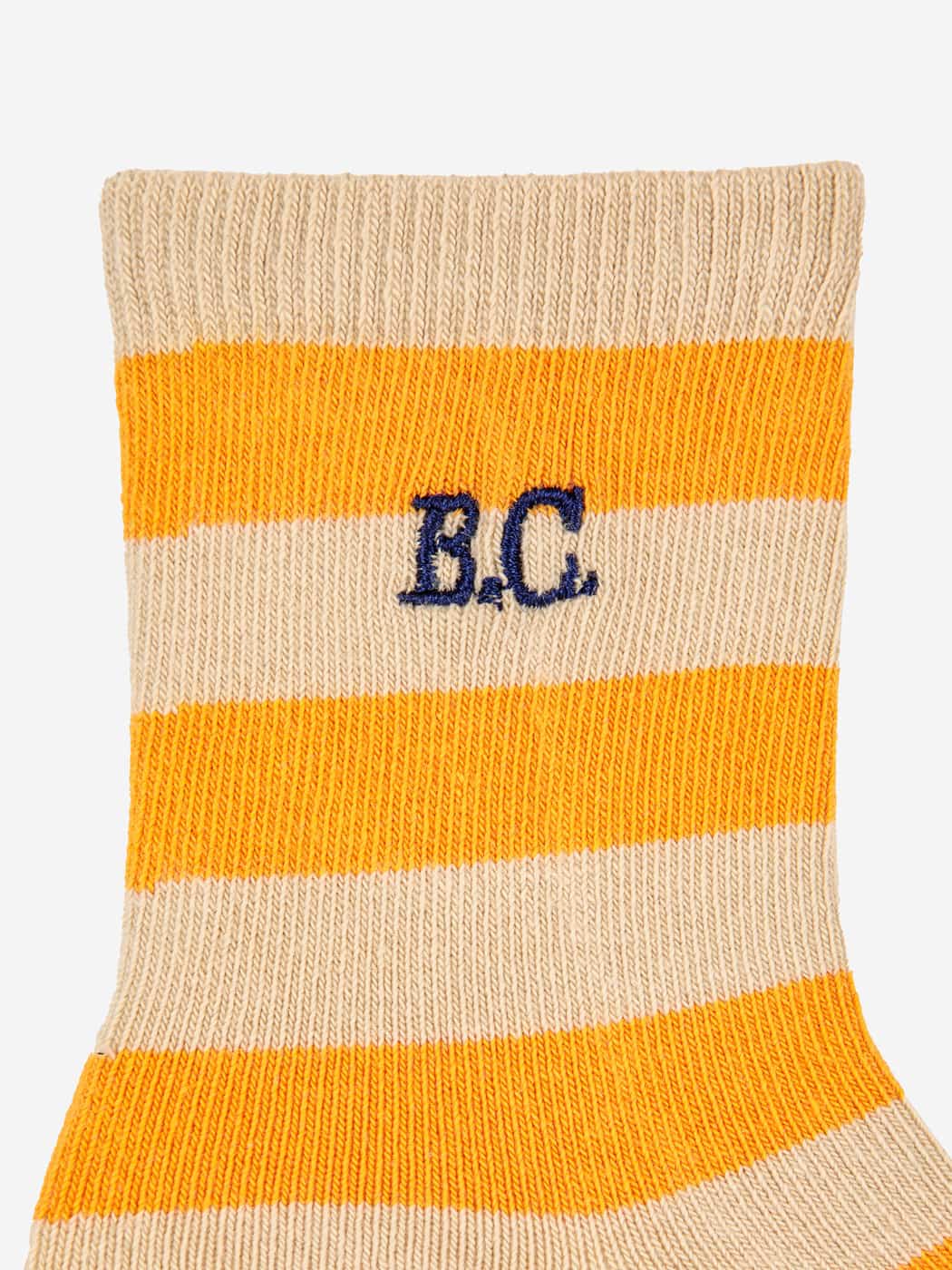 Yellow Stripes Long Baby Socks