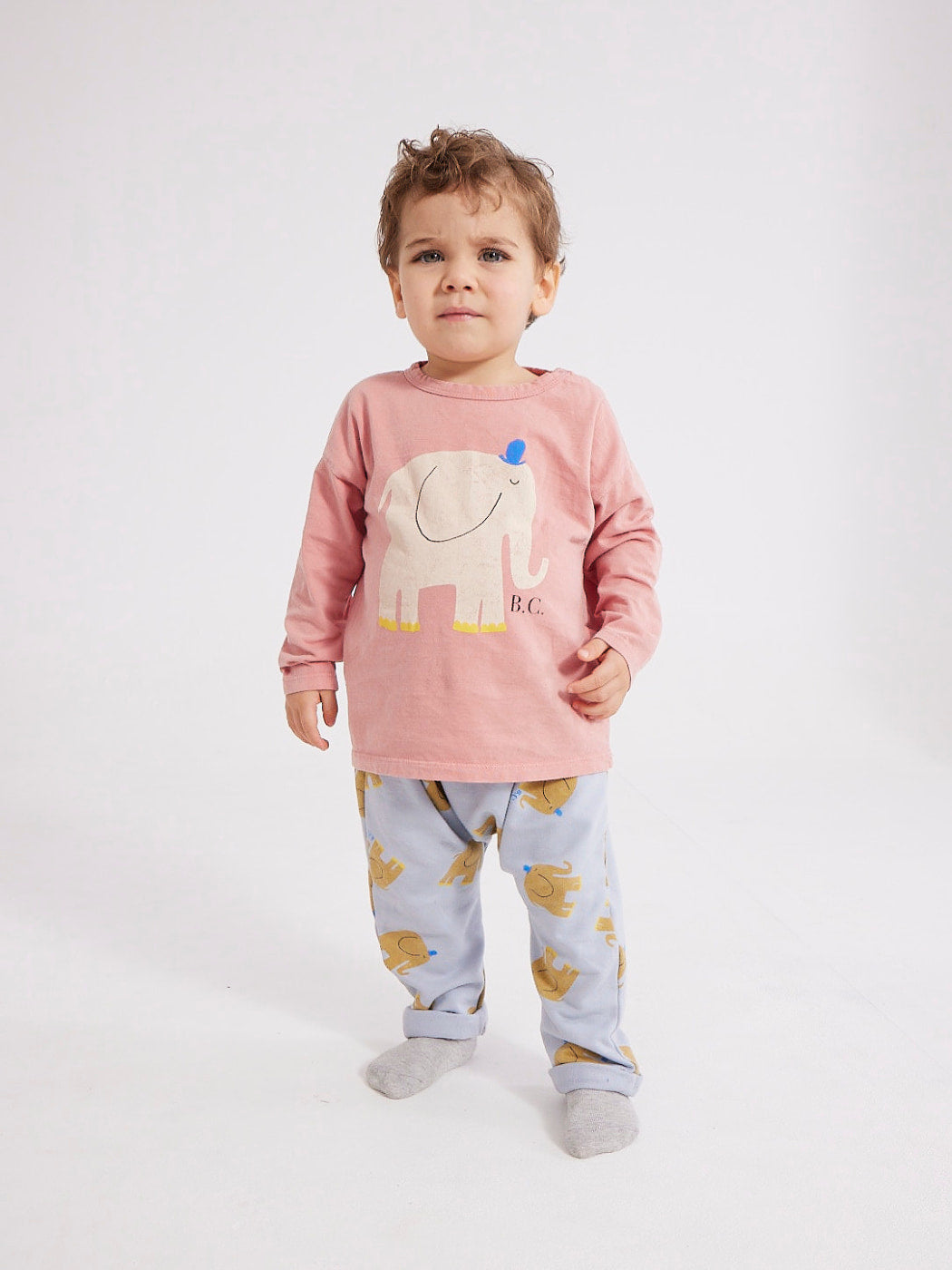 The Elephant Long Sleeve Baby T-Shirt