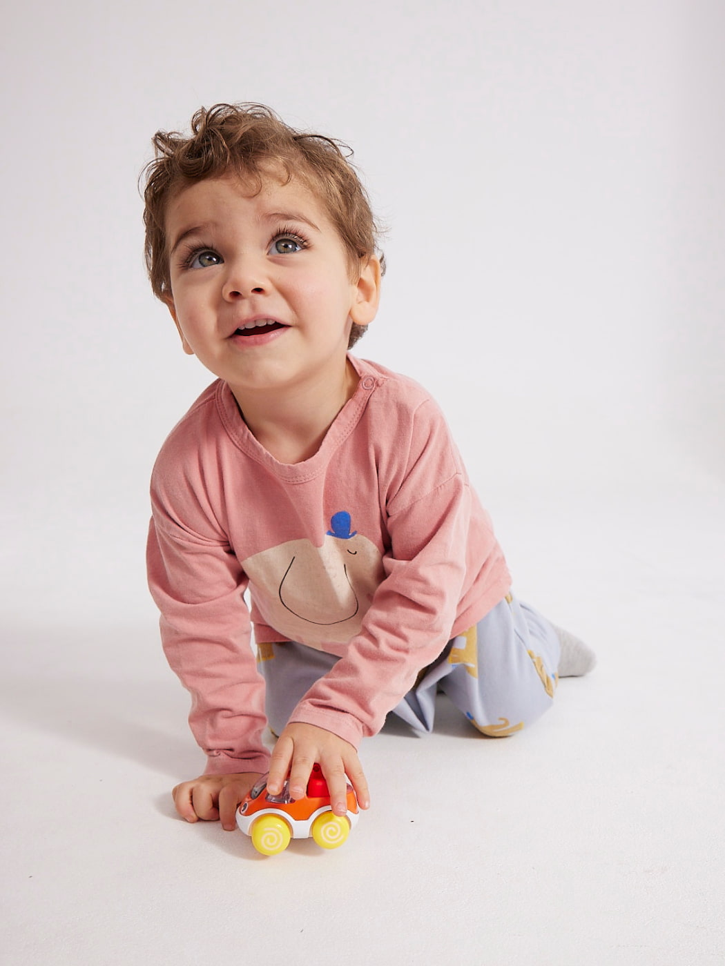 The Elephant Long Sleeve Baby T-Shirt