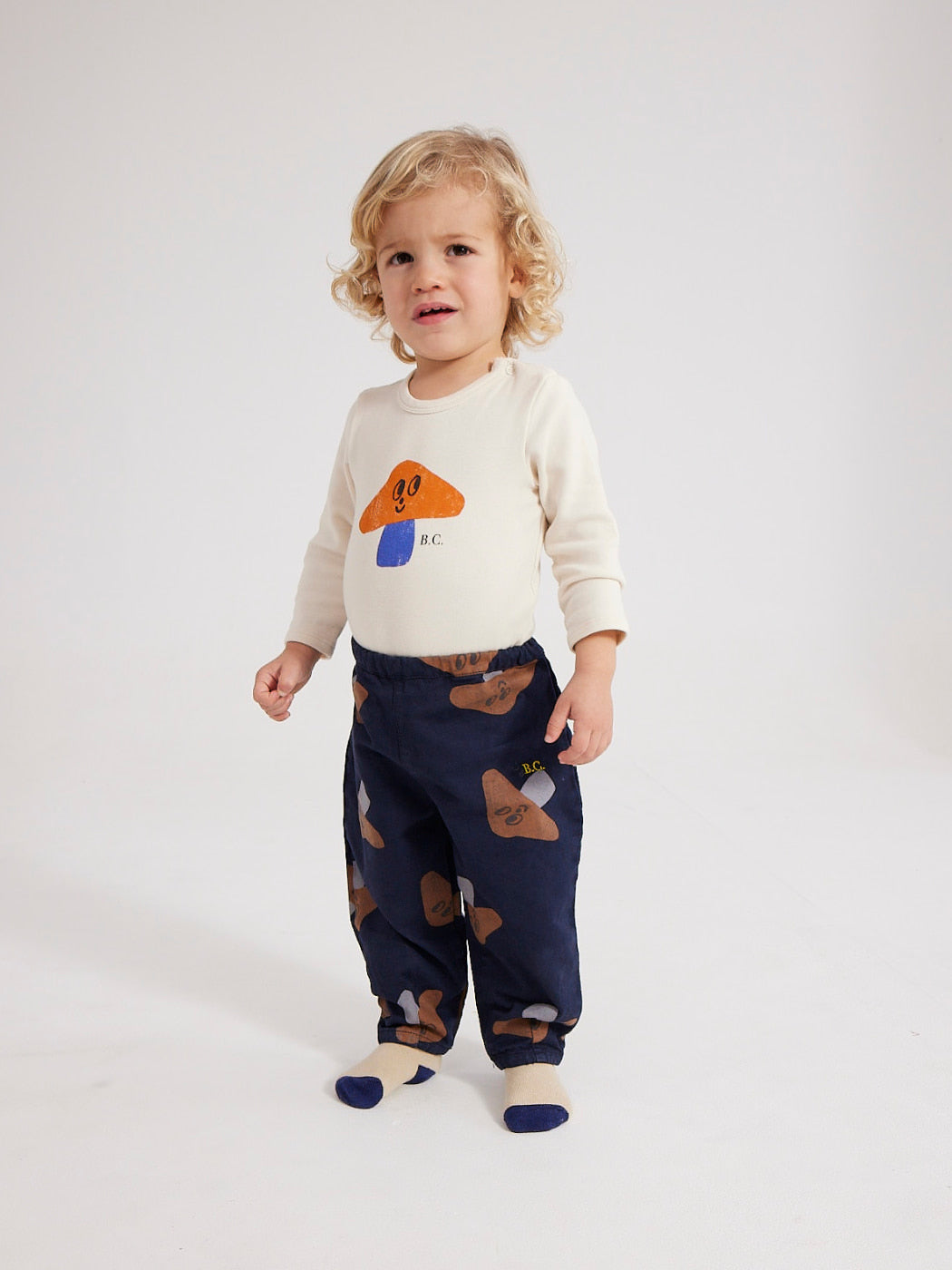 Mr Mushroom Long Sleeve Bodysuit