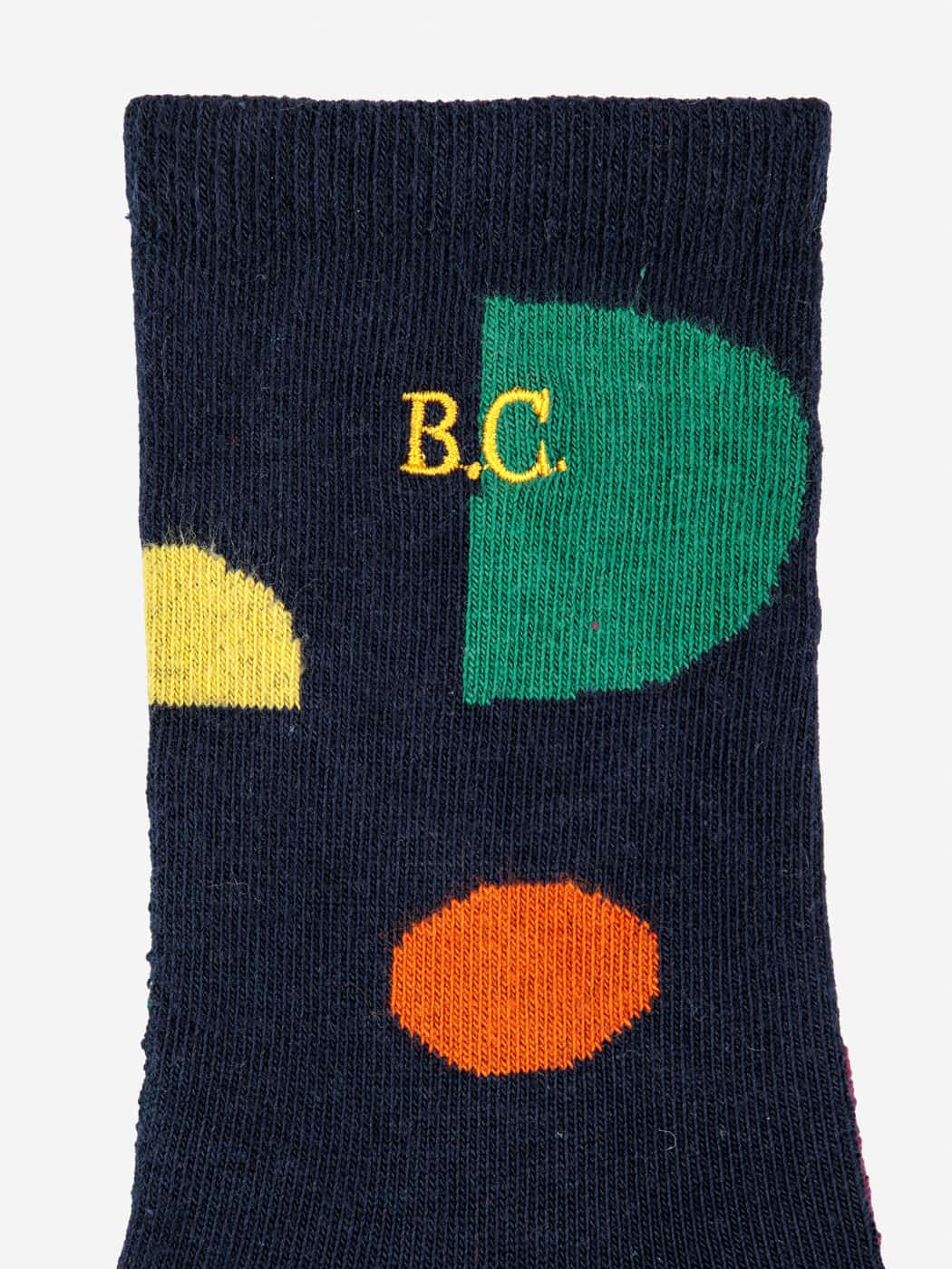 Multicolour Shapes Long Kids Socks