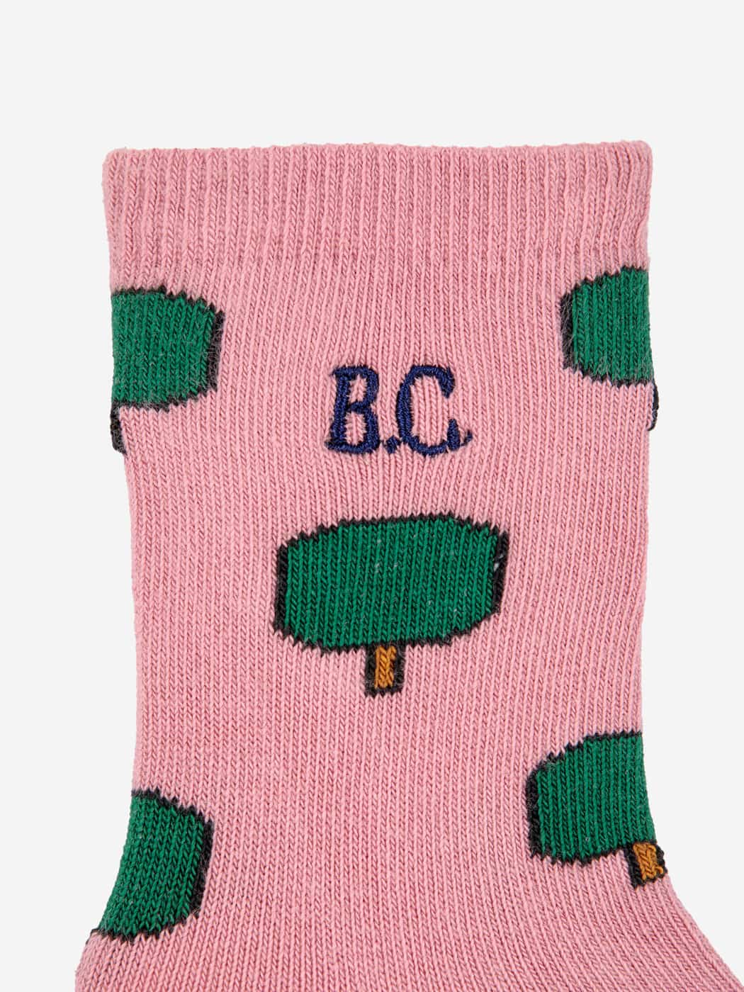 Green Tree All Over Long Baby Socks