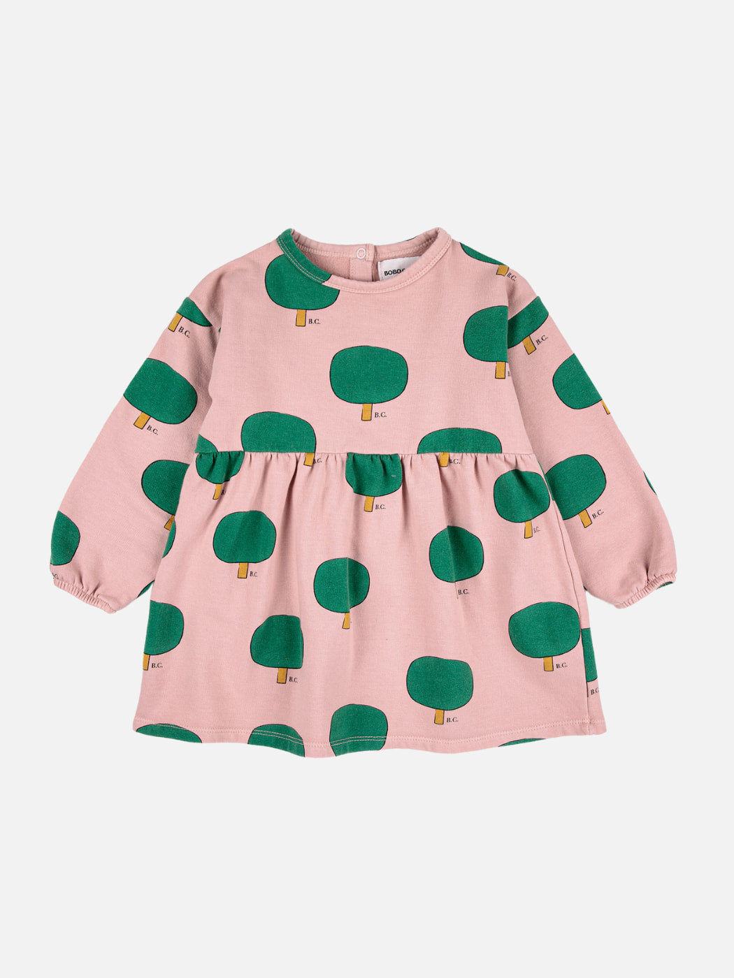 Green Tree All Over Baby Dress