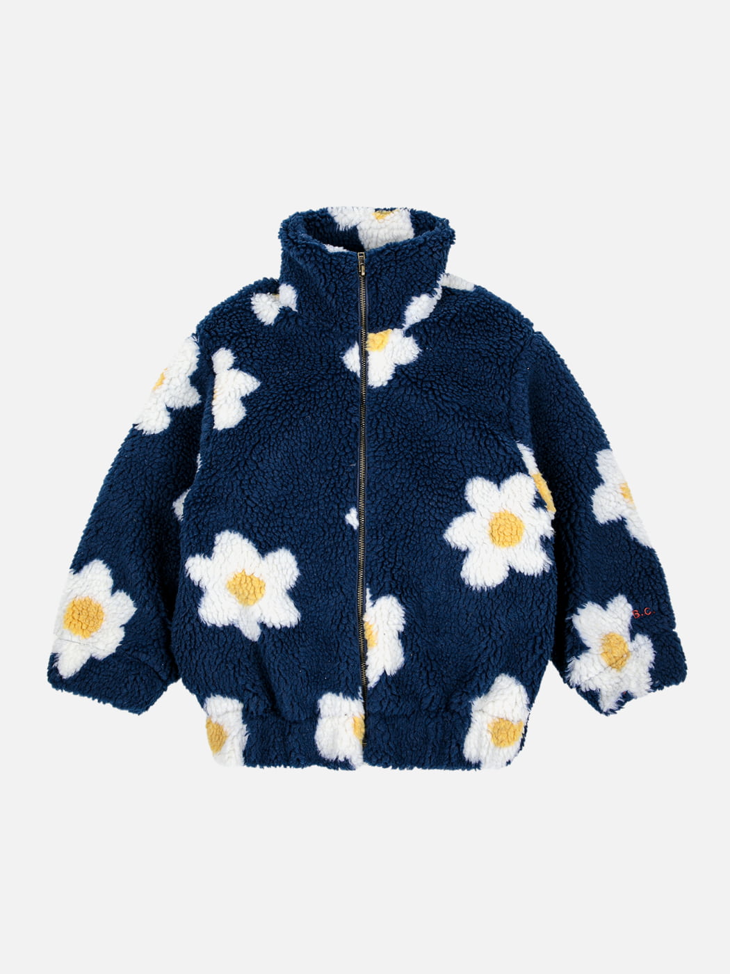 Big Flower Jacquard Bomber Jacket