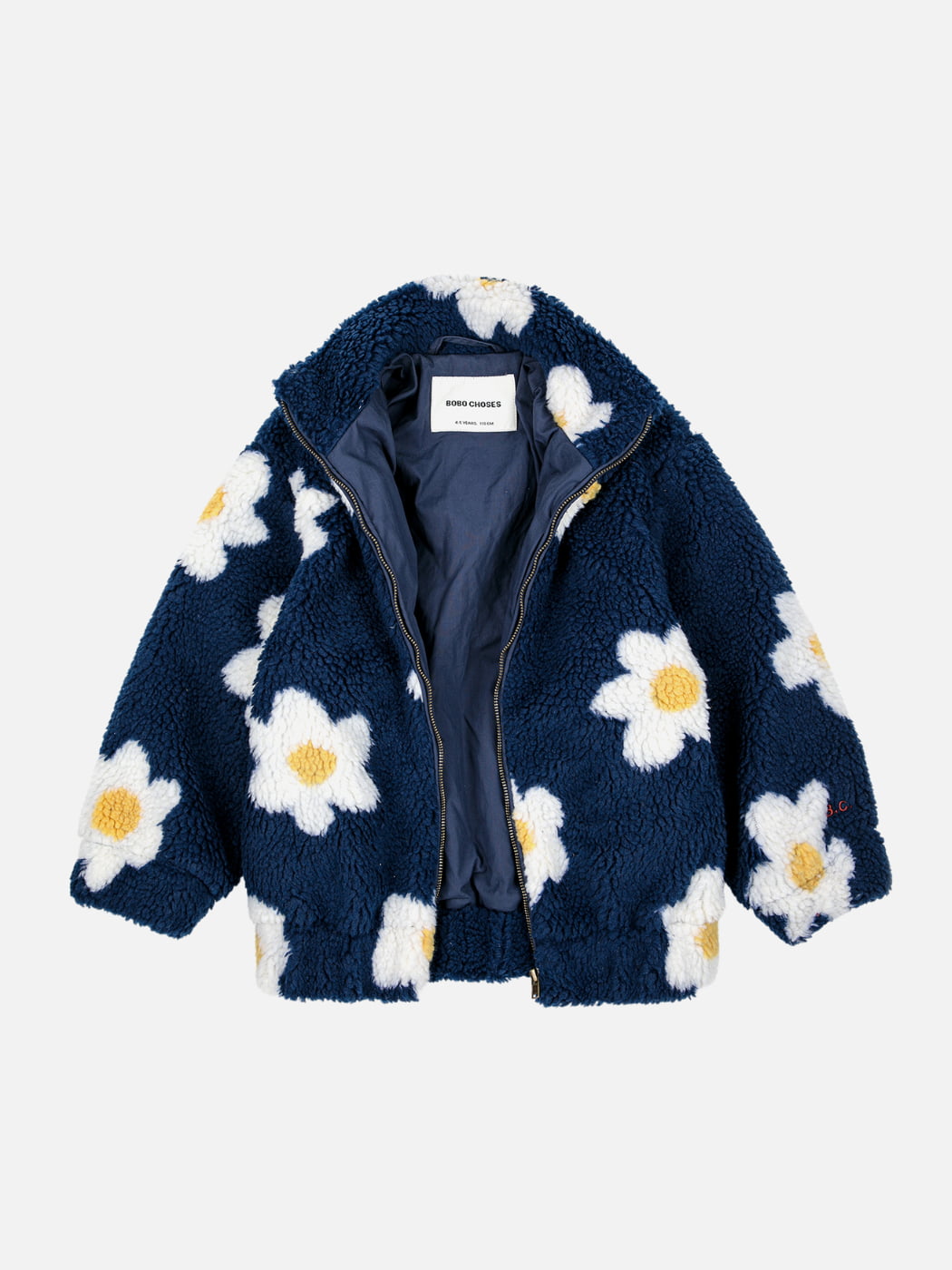 Big Flower Jacquard Bomber Jacket