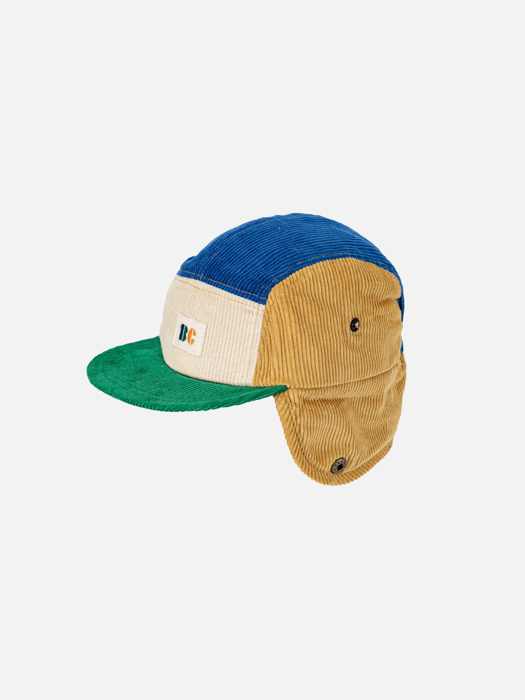 Corduroy Colourblock Cap