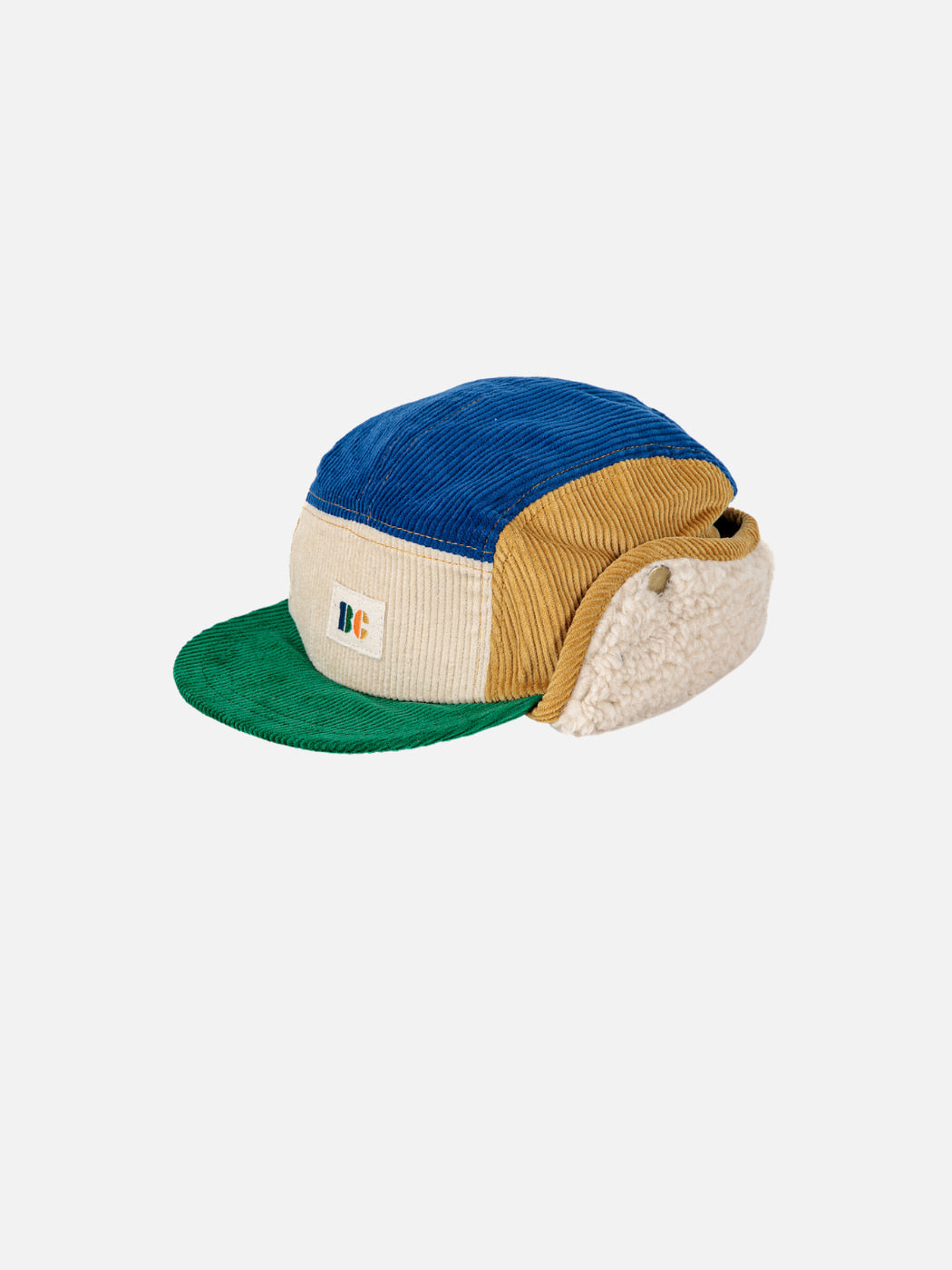 Corduroy Colourblock Cap