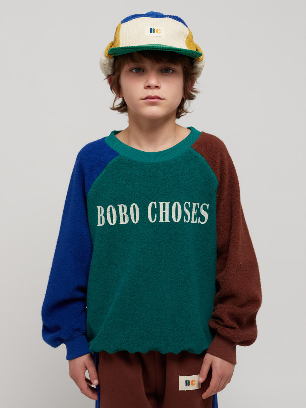 Corduroy Colourblock Cap