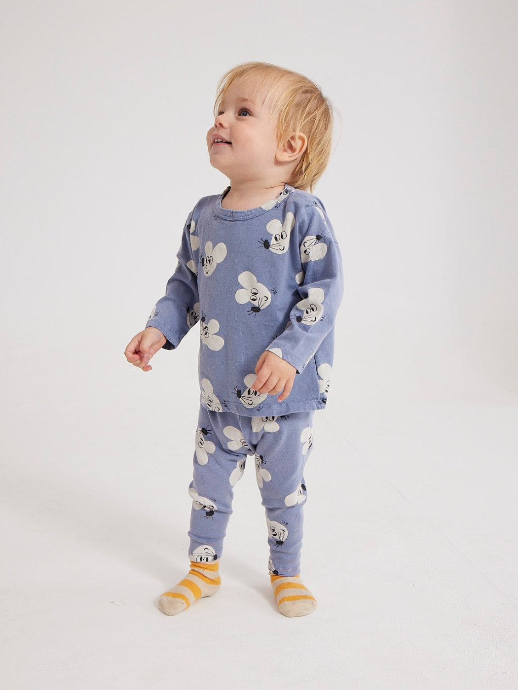 Mouse All Over Long Sleeve Baby T-Shirt