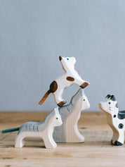 Wooden Kitten - Grey