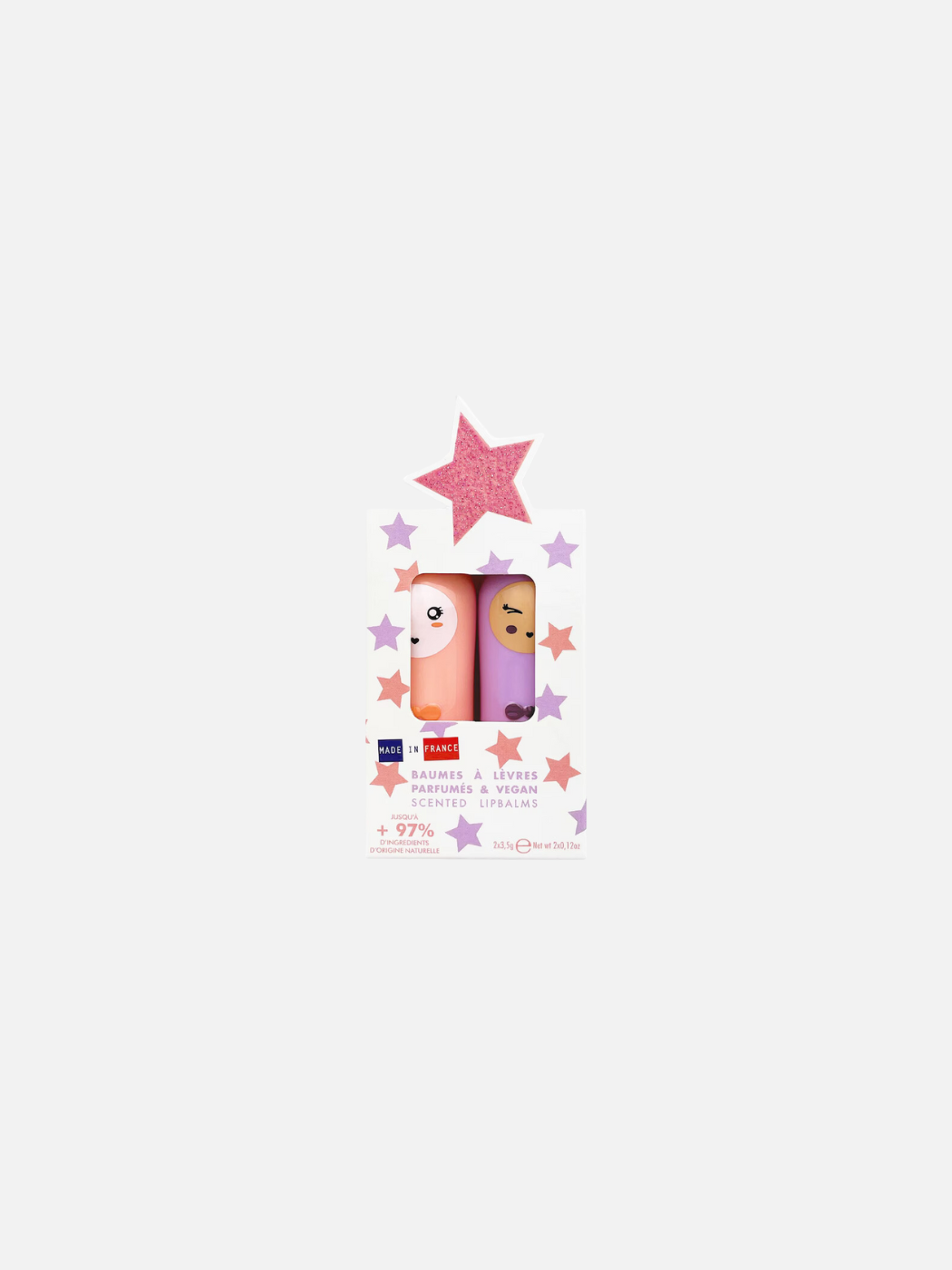 Lip Balm Duo - Pink Star