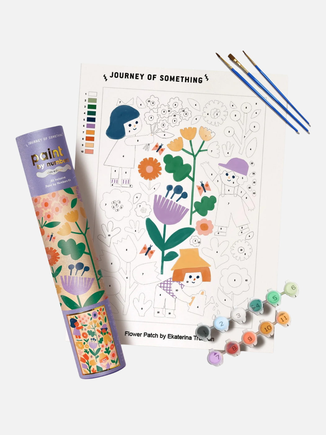 Kids Paint by Numbers - Flower Patch