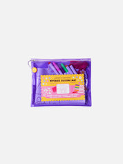 Wipeable Silicone Colouring Mat Set - Unicorn Castle
