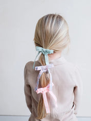Summer Stripes Bow Scrunchies