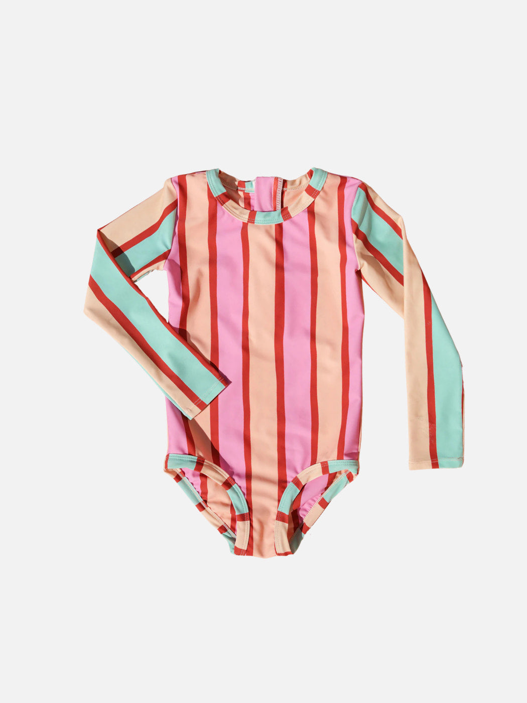 Long Sleeve One Piece - Multi Stripe