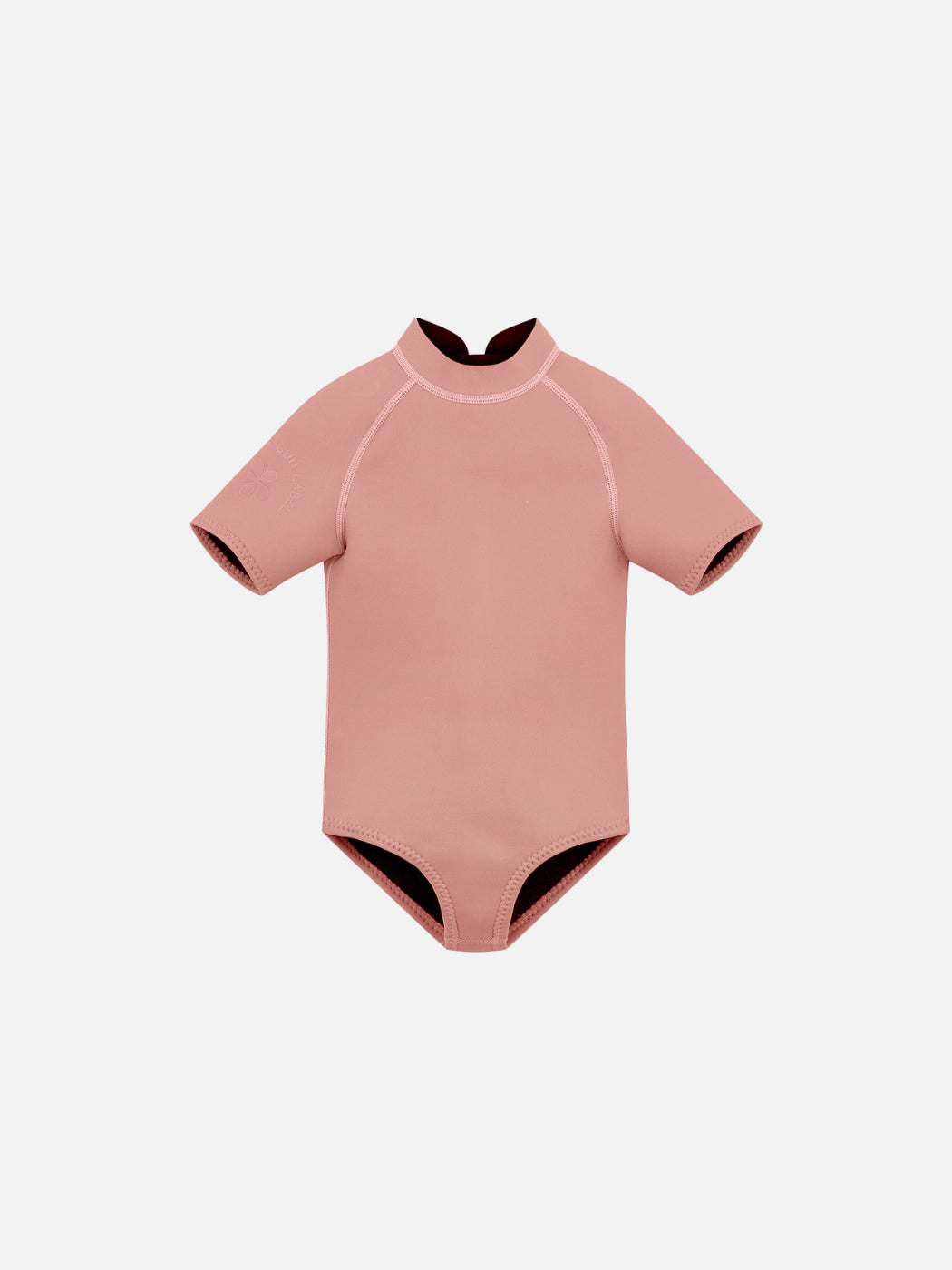 Short Sleeve Paddle Suit Wetsuit - Dusty Pink
