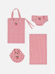 Doll Nursery Set - Bubblegum Check