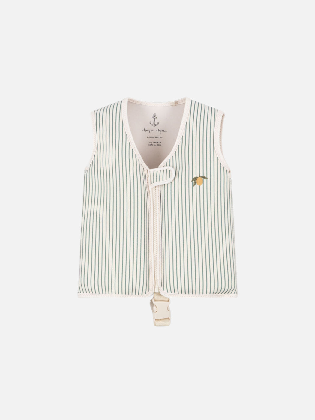 Ellis Swim Vest - Green Tea Stripe