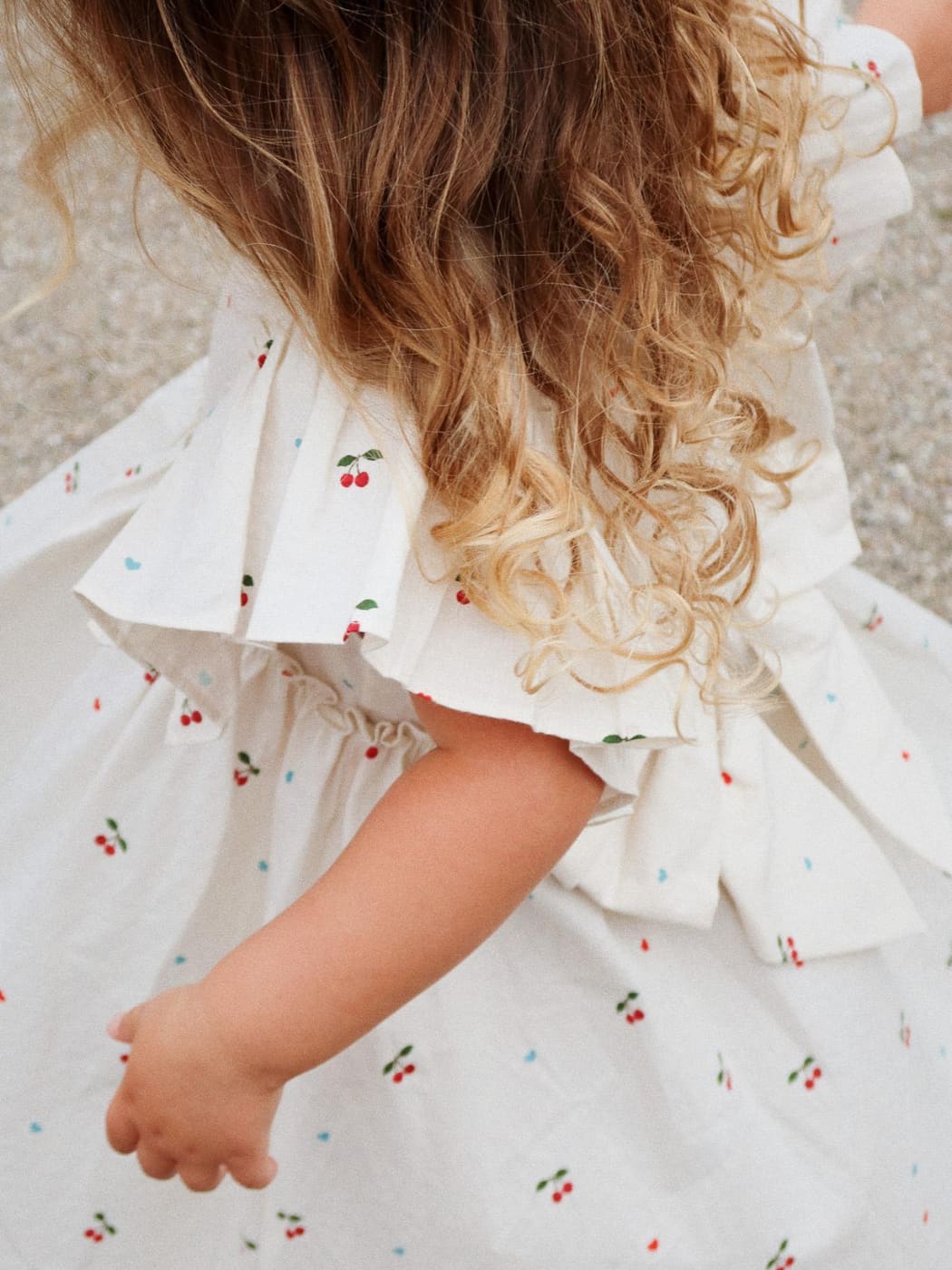 Evia Bow Dress - Cherry Heart