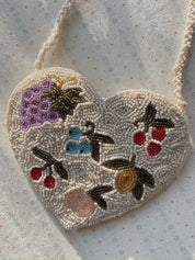 Beaded Heart Bag