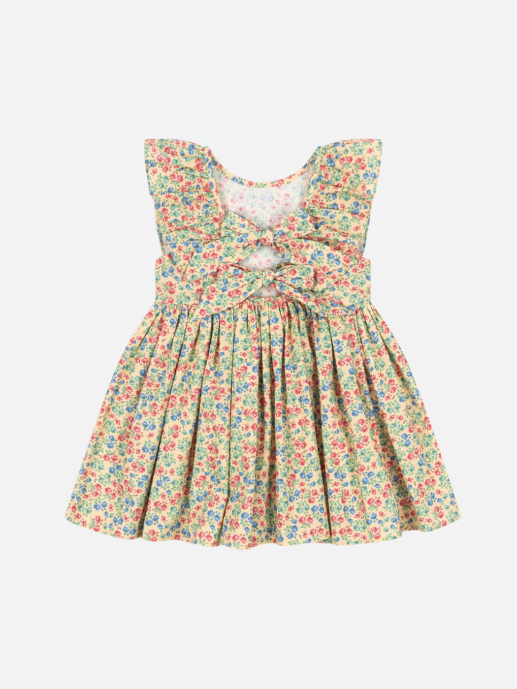 Kim Rüschenkleid - Kirschkariert