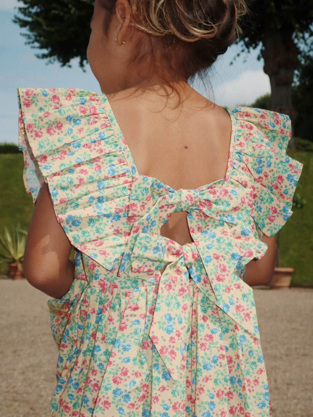 Kim Rüschenkleid - Kirschkariert
